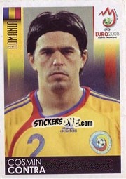Sticker Cosmin Contra - UEFA Euro Austria-Switzerland 2008 n. 316 - Panini
