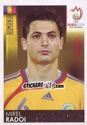 Sticker Mirel Radoi - UEFA Euro Austria-Switzerland 2008 n. 317 - Panini