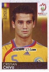 Sticker Cristian Chivu - UEFA Euro Austria-Switzerland 2008 - Panini