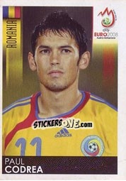 Sticker Paul Codrea - UEFA Euro Austria-Switzerland 2008 n. 320 - Panini