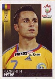 Sticker Florentin Petre - UEFA Euro Austria-Switzerland 2008 - Panini