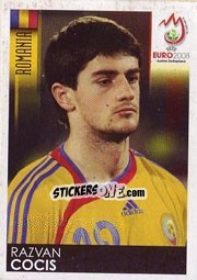 Sticker Razvan Cocis - UEFA Euro Austria-Switzerland 2008 n. 324 - Panini