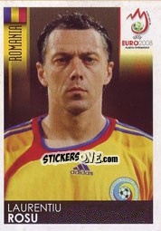 Sticker Laurentiu Rosu - UEFA Euro Austria-Switzerland 2008 n. 325 - Panini