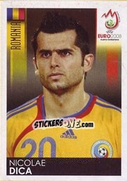 Sticker Nicolae Dica - UEFA Euro Austria-Switzerland 2008 - Panini