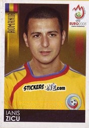 Sticker Ianis Zicu - UEFA Euro Austria-Switzerland 2008 - Panini