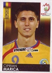 Sticker Ciprian Marica - UEFA Euro Austria-Switzerland 2008 n. 329 - Panini