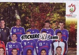 Figurina Team Photo - UEFA Euro Austria-Switzerland 2008 - Panini