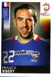 Sticker Franck Ribery - UEFA Euro Austria-Switzerland 2008 - Panini