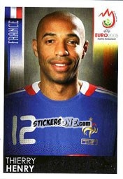 Sticker Thierry Henry - UEFA Euro Austria-Switzerland 2008 n. 355 - Panini