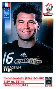 Cromo Sebastien Frey - UEFA Euro Austria-Switzerland 2008 - Panini