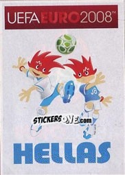 Sticker Official Mascots - UEFA Euro Austria-Switzerland 2008 n. 358 - Panini