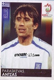 Sticker Paraskevas Antzas - UEFA Euro Austria-Switzerland 2008 n. 369 - Panini