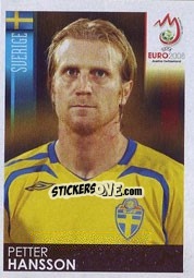 Cromo Petter Hansson - UEFA Euro Austria-Switzerland 2008 - Panini