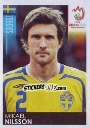 Sticker Mikael Nilsson - UEFA Euro Austria-Switzerland 2008 n. 396 - Panini