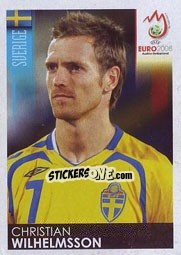 Sticker Christian Wilhelmsson - UEFA Euro Austria-Switzerland 2008 - Panini