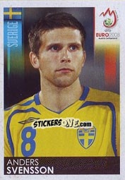 Sticker Anders Svensson - UEFA Euro Austria-Switzerland 2008 n. 401 - Panini