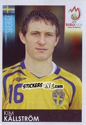 Cromo Kim Källström - UEFA Euro Austria-Switzerland 2008 - Panini