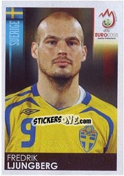 Sticker Fredrik Ljungberg - UEFA Euro Austria-Switzerland 2008 n. 403 - Panini
