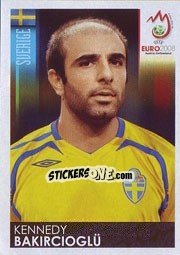 Sticker Kennedy Bakircioglü - UEFA Euro Austria-Switzerland 2008 - Panini