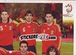 Sticker Team Photo - UEFA Euro Austria-Switzerland 2008 - Panini