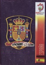 Sticker Team Emblem - UEFA Euro Austria-Switzerland 2008 n. 415 - Panini
