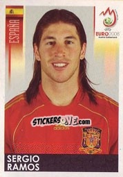 Sticker Sergio Ramos - UEFA Euro Austria-Switzerland 2008 n. 420 - Panini