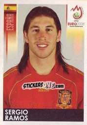 Figurina Sergio Ramos - UEFA Euro Austria-Switzerland 2008 - Panini