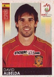 Sticker David Albelda - UEFA Euro Austria-Switzerland 2008 n. 423 - Panini