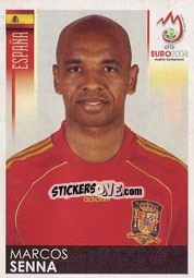 Sticker Marcos Senna - UEFA Euro Austria-Switzerland 2008 n. 425 - Panini