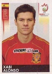 Sticker Xabi Alonso - UEFA Euro Austria-Switzerland 2008 n. 426 - Panini