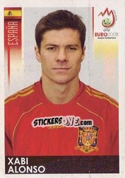 Sticker Xabi Alonso - UEFA Euro Austria-Switzerland 2008 - Panini