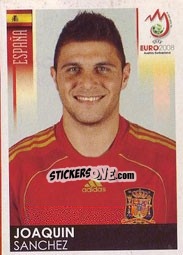 Sticker Joaquin Sanchez - UEFA Euro Austria-Switzerland 2008 - Panini