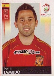 Figurina Raul Tamudo - UEFA Euro Austria-Switzerland 2008 - Panini