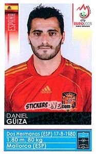 Sticker Daniel Guiza - UEFA Euro Austria-Switzerland 2008 n. 432x - Panini