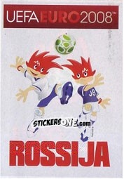 Sticker Official Mascots - UEFA Euro Austria-Switzerland 2008 - Panini