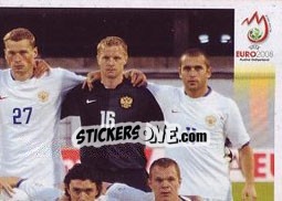 Sticker Team Photo - UEFA Euro Austria-Switzerland 2008 - Panini