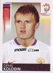 Cromo Denis Kolodin - UEFA Euro Austria-Switzerland 2008 - Panini