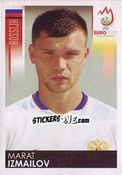 Sticker Marat Izmailov - UEFA Euro Austria-Switzerland 2008 n. 448 - Panini