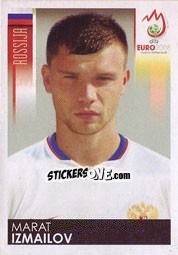 Sticker Marat Izmailov - UEFA Euro Austria-Switzerland 2008 - Panini