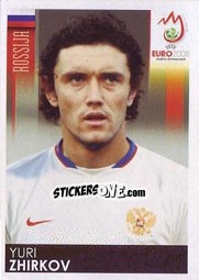 Sticker Yuri Zhirkov - UEFA Euro Austria-Switzerland 2008 n. 455 - Panini