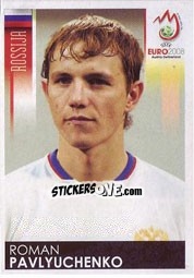 Sticker Roman Pavlyuchenko - UEFA Euro Austria-Switzerland 2008 n. 457 - Panini