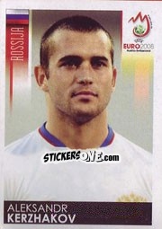 Sticker Aleksandr Kerzhakov - UEFA Euro Austria-Switzerland 2008 n. 458 - Panini