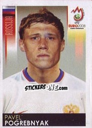 Sticker Pavel Pogrebnyak - UEFA Euro Austria-Switzerland 2008 - Panini