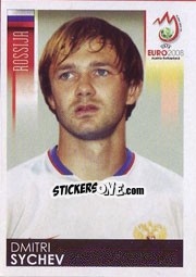Sticker Dmitri Sychev - UEFA Euro Austria-Switzerland 2008 - Panini