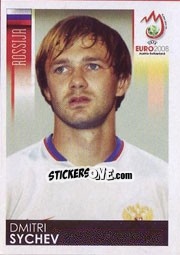 Sticker Dmitri Sychev - UEFA Euro Austria-Switzerland 2008 n. 460 - Panini