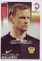 Sticker Vyacheslav Malafeev - UEFA Euro Austria-Switzerland 2008 - Panini