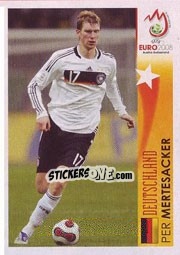Sticker Per Mertesacker - Deutschland - UEFA Euro Austria-Switzerland 2008 - Panini