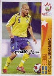 Sticker Fredrik Ljungberg - Sverige - UEFA Euro Austria-Switzerland 2008 - Panini