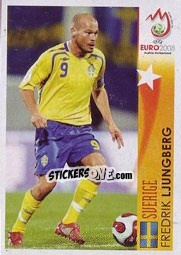 Sticker Fredrik Ljungberg - Sverige - UEFA Euro Austria-Switzerland 2008 n. 497 - Panini