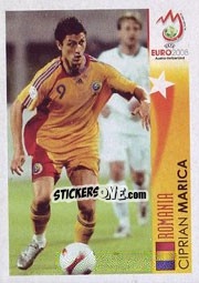 Sticker Ciprian Marica - Romania - UEFA Euro Austria-Switzerland 2008 - Panini